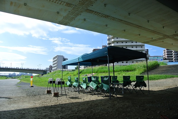 丸子橋河川敷