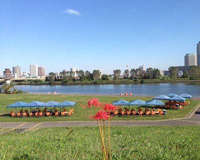 バーベキュー場-赤羽・荒川岩淵関緑地BBQ場